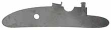 lock plate, 5.1 x .99" as cast, right hand